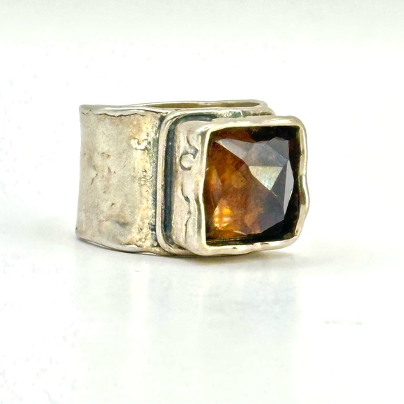 Silpada Jewelry - Silpada Retired Vintage R1453 Dusk Til Dawn Silver Smoky Quartz Ring Size 7.75